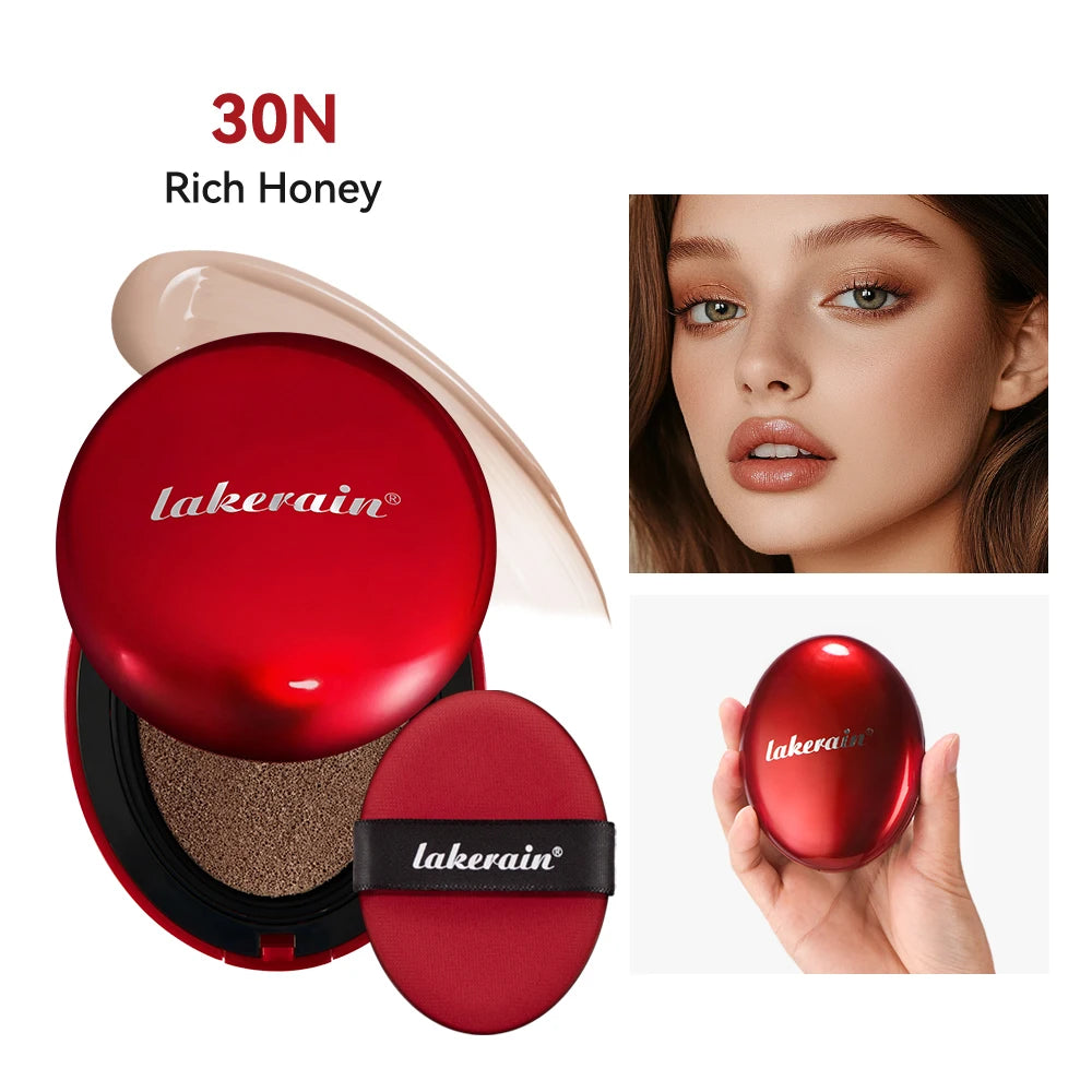 Korean makeup Super Fit Cushion Foundation with waterproof cover.
