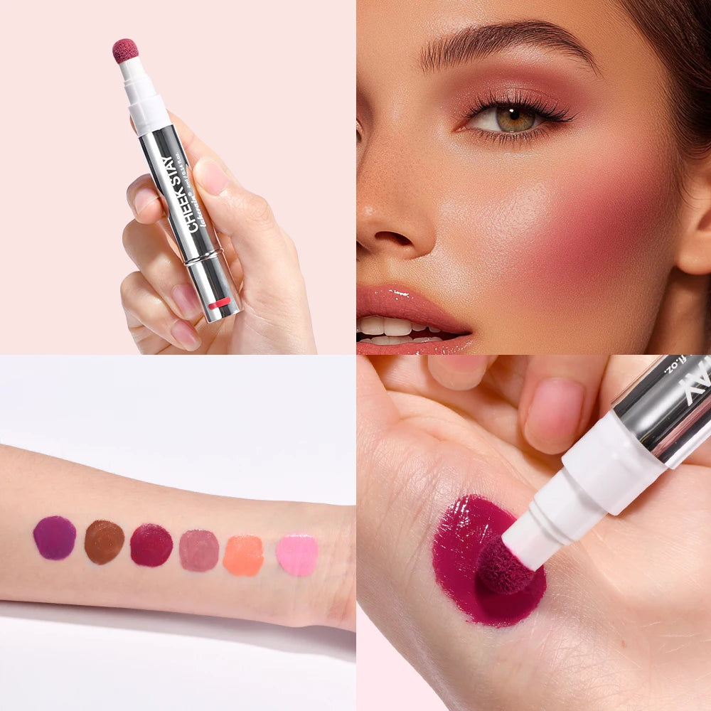 Daily Makeup Liquid Blush Stick for Natural Glow and Smooth Application