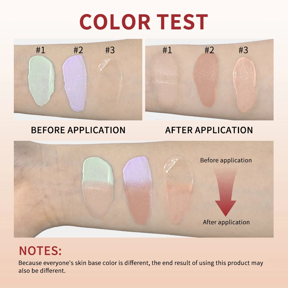 Daily Makeup CC Cream Primer for Even Skin Tone and Flawless Coverage - 6