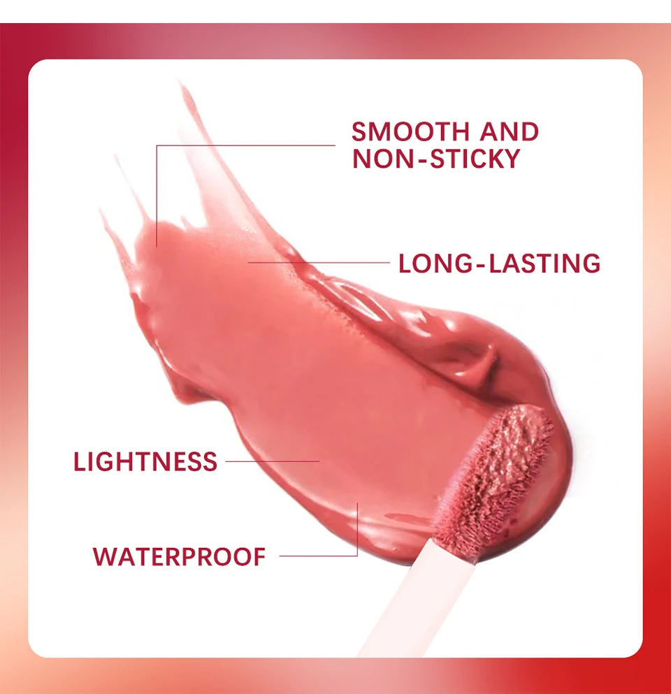 Daily Makeup Matte Velvet Lip Gloss Lipstick Waterproof Non-stick Cup