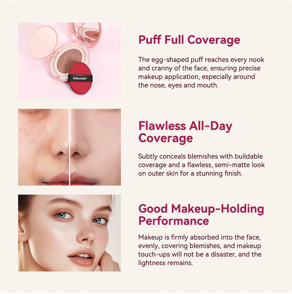 Daily Makeup Semi-matte CC Cream Cushion for Flawless All-Day Coverage - 8