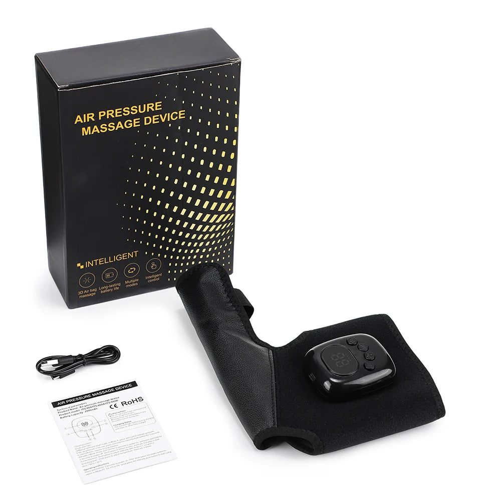 Relaxing at Home Air Compression Ankle Massager with Heat Therapy