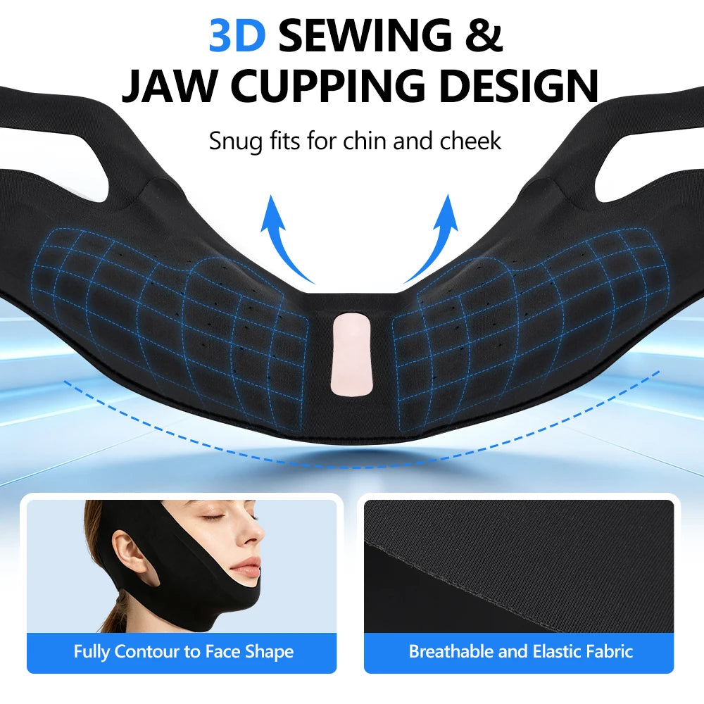 Home Skincare Face Wrap Band Hot and Cold Compress for Chin and Jaw