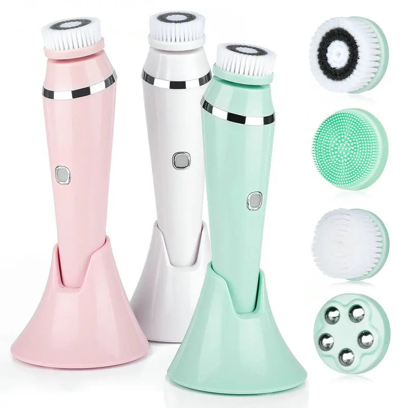 Daily Skincare Rotating Facial Cleansing Brush for Deep Pore Exfoliation - 7