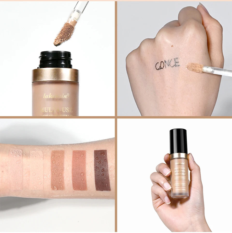 Daily Makeup Routine Waterproof Liquid Concealer for Flawless Coverage - 13