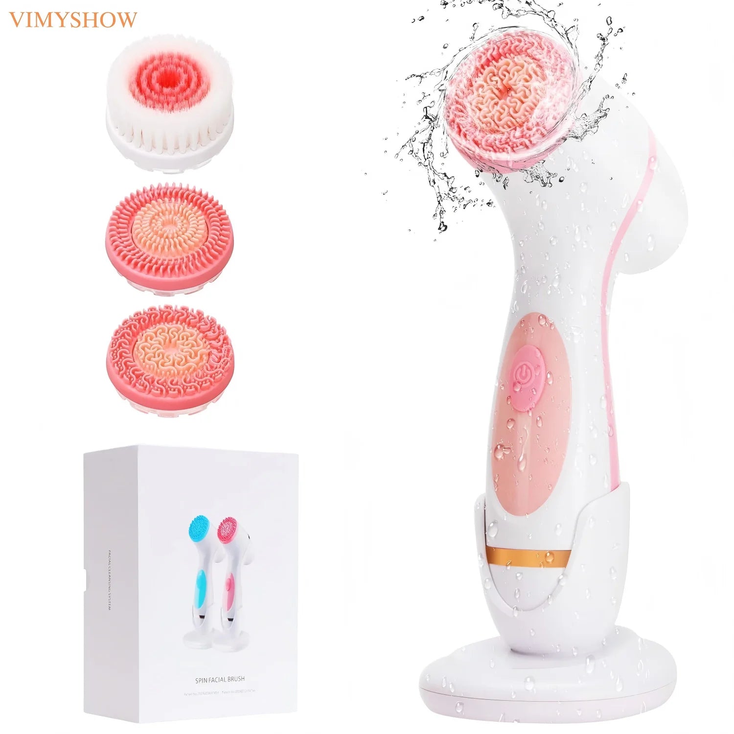 Daily Skincare Spin Facial Brush for Deep Cleansing and Gentle Exfoliating - 1