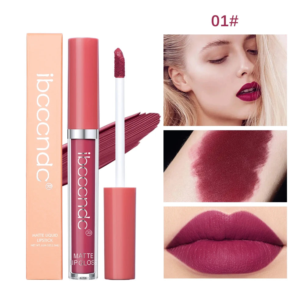Daily Makeup Matte Liquid Lipstick Long Lasting Waterproof Lip Gloss