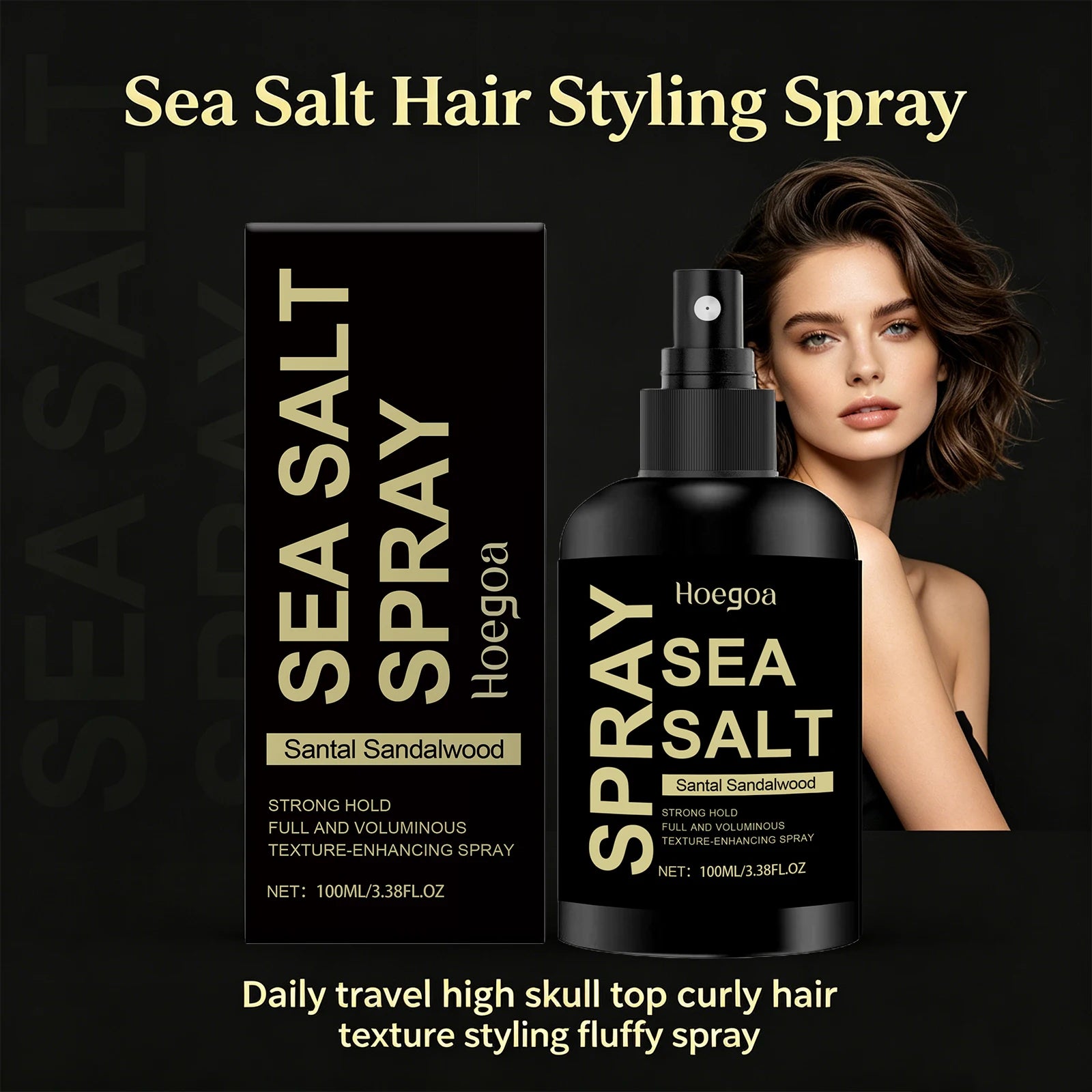 Daily styling sea salt hair spray for effortless beach waves and hold - 4