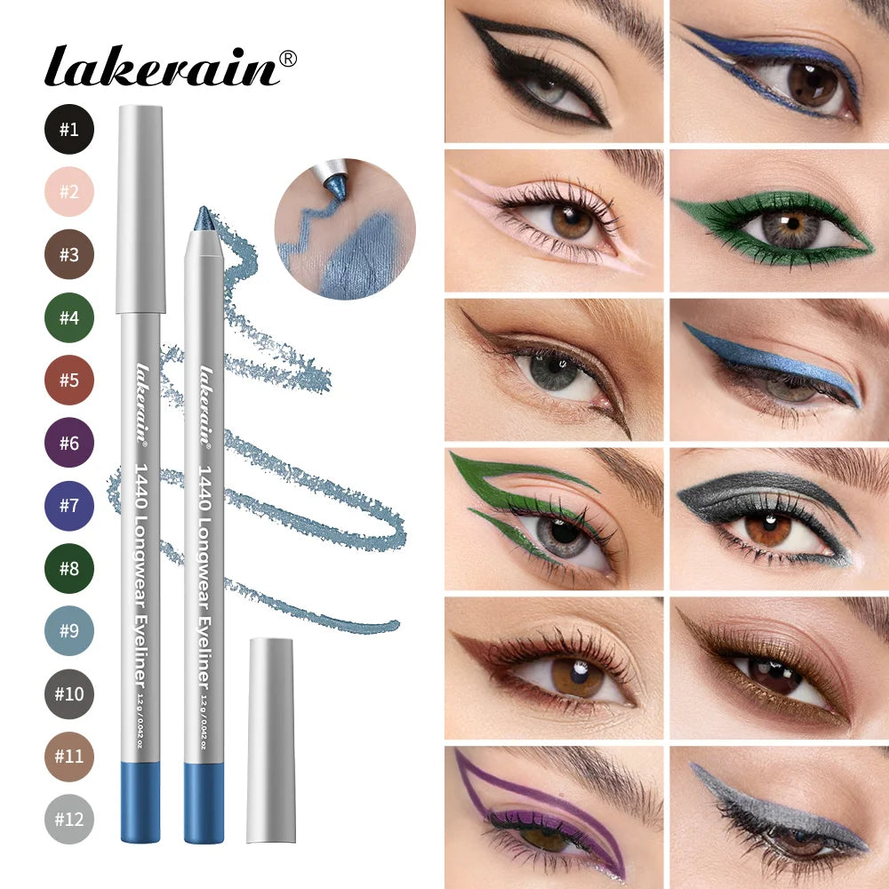 Daily Makeup Waterproof Eyeliner Pen Long-Lasting Smudge-Proof Formula