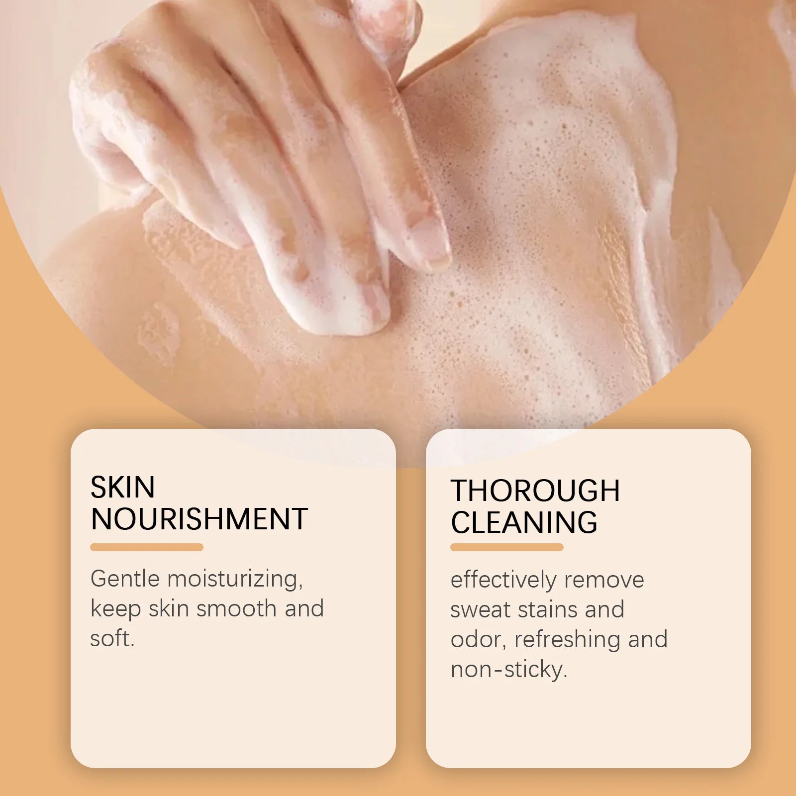 Daily Shower Persimmon Body Wash Sweat Odor Eliminating Natural Gel - 8