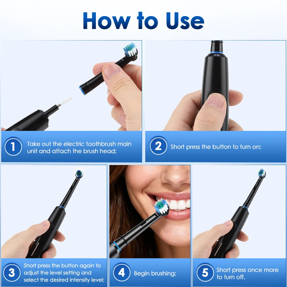 Daily bathroom routine electric toothbrush for a deeper clean - 9