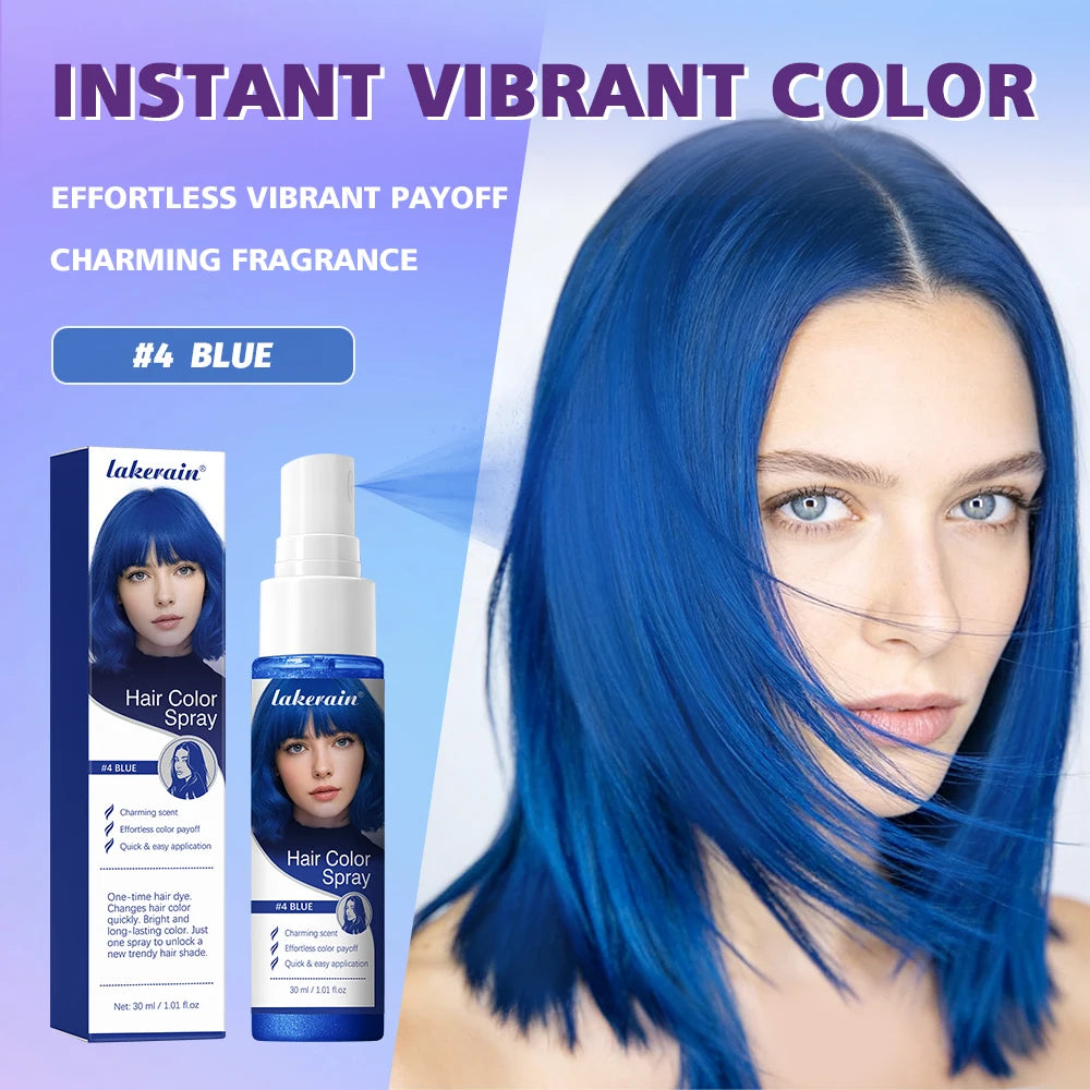 Party hair color spray for temporary vibrant styling and fun looks