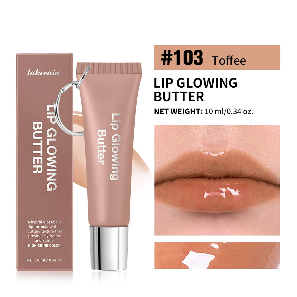 Daily Makeup Lip Gloss With Keychain For Long Lasting Hydrating Care