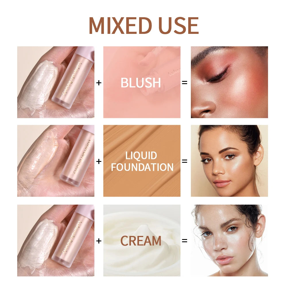 Daily Makeup Natural Light Liquid Highlighter for Radiant Glow - 4