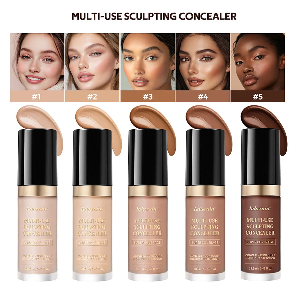 Daily Makeup Routine Waterproof Liquid Concealer for Flawless Coverage - 7