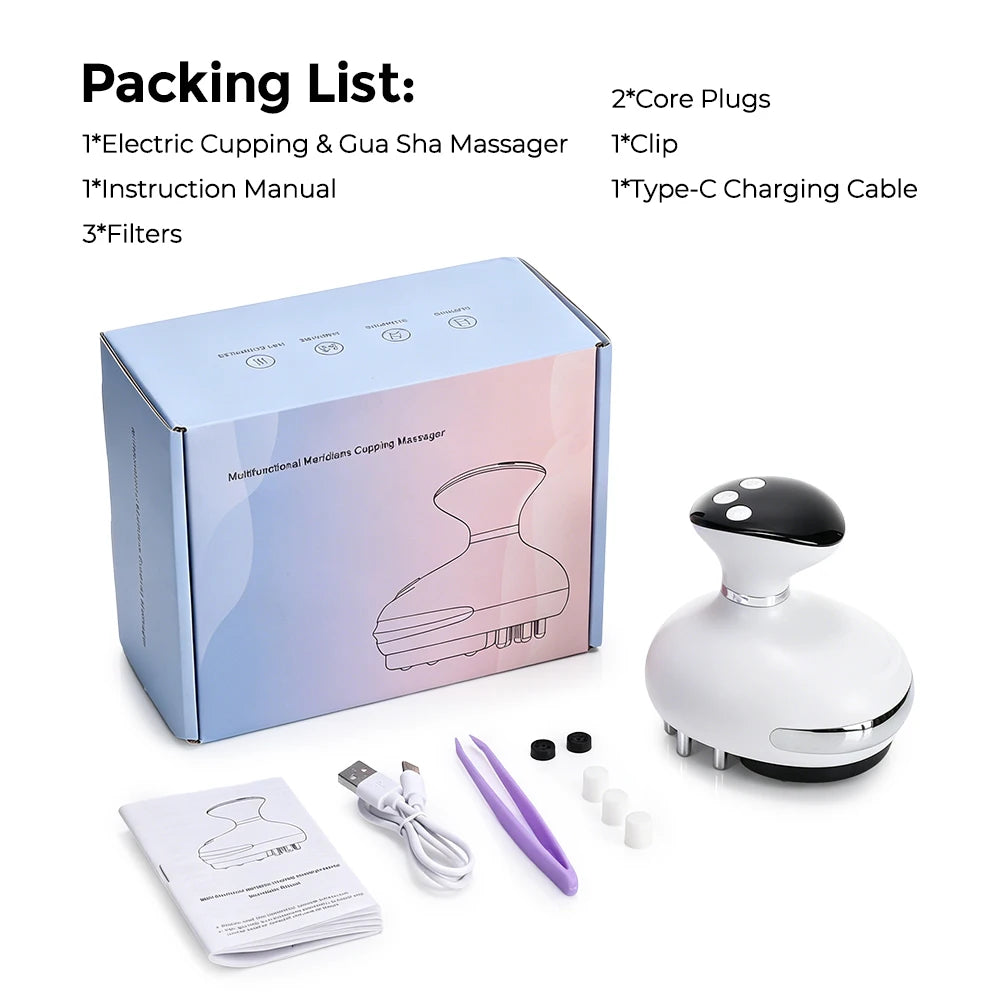 Home electric cupping massager for deep muscle relief and relaxation - 15