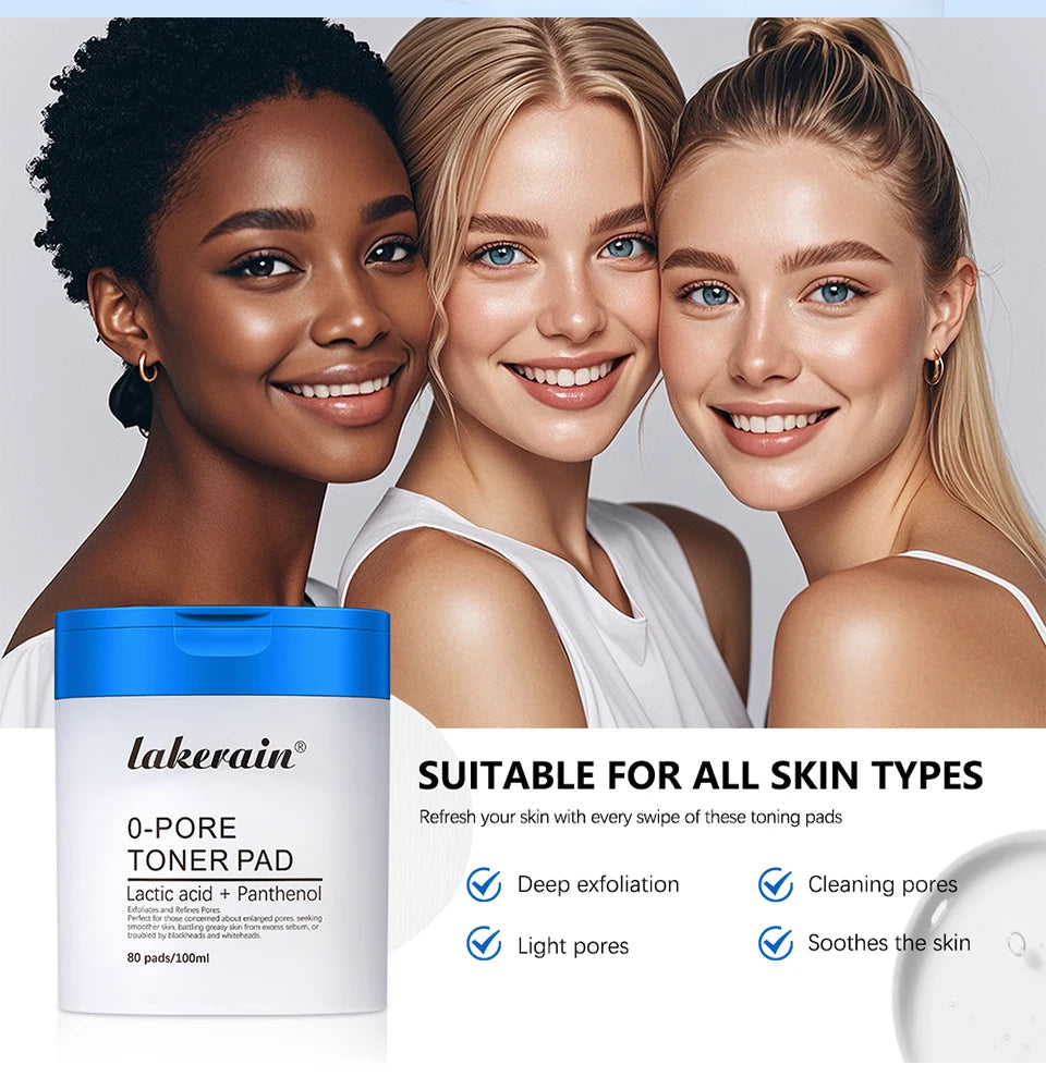 Daily Skincare Facial Serum And Toner Pad Set For Deep Hydration And Glow