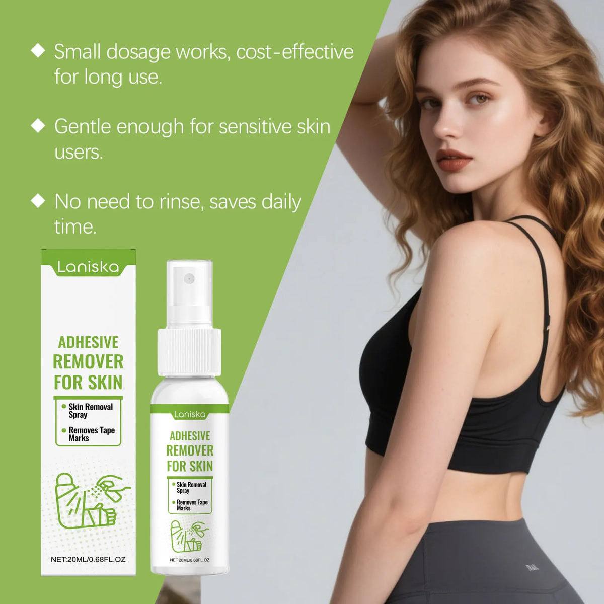 Painful Tape Removal Adhesive Remover Spray for Gentle Residue Cleanup