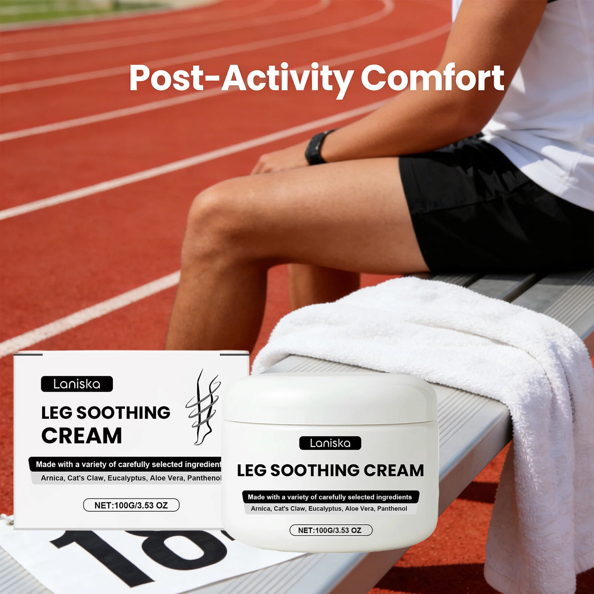 Daily Care Leg Soothing Cream for Muscle Relaxation and Comfort