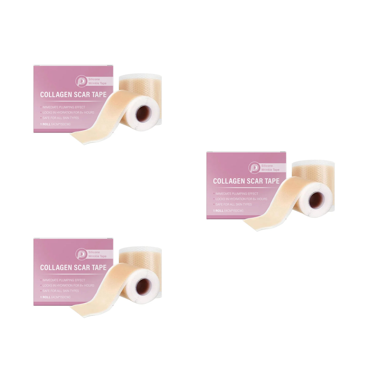 Daily Skin Care Silicone Collagen Scar Tape for Smooth Texture and Hydration