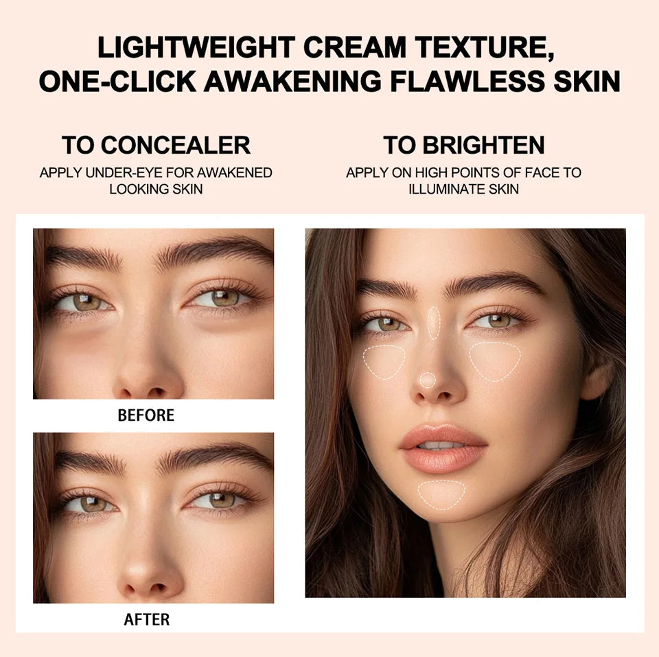 Daily Makeup Routine Awakening Concealer Click Pen For Natural Glowing Skin - 8