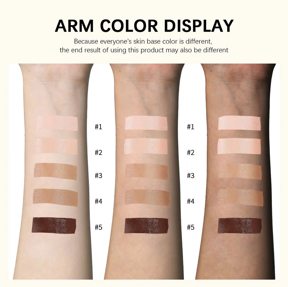 Daily Makeup Blur Base Balm and Dual Brush Set for Smooth Finish