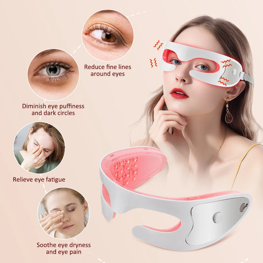 Daily eye fatigue visual 3d eye massager red light relief tool