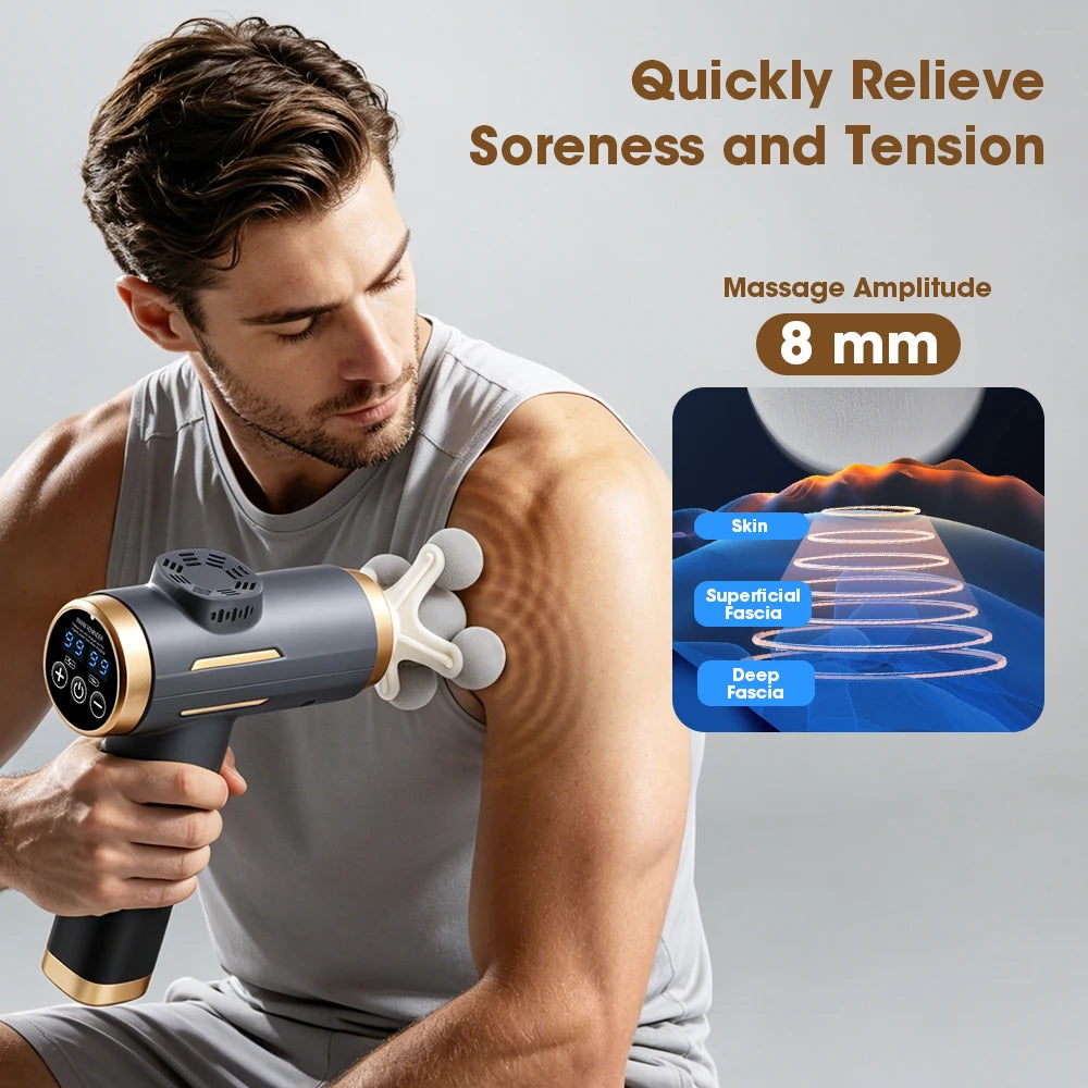 Body Relaxation Electric Massage Gun for Deep Muscle Relief and Recovery - 12