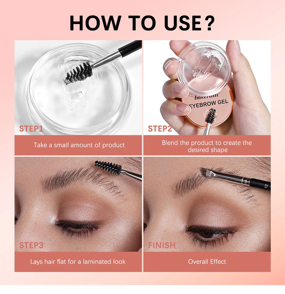Daily Makeup Eyebrow Gel Sculpt Soap for Natural Long Lasting Hold