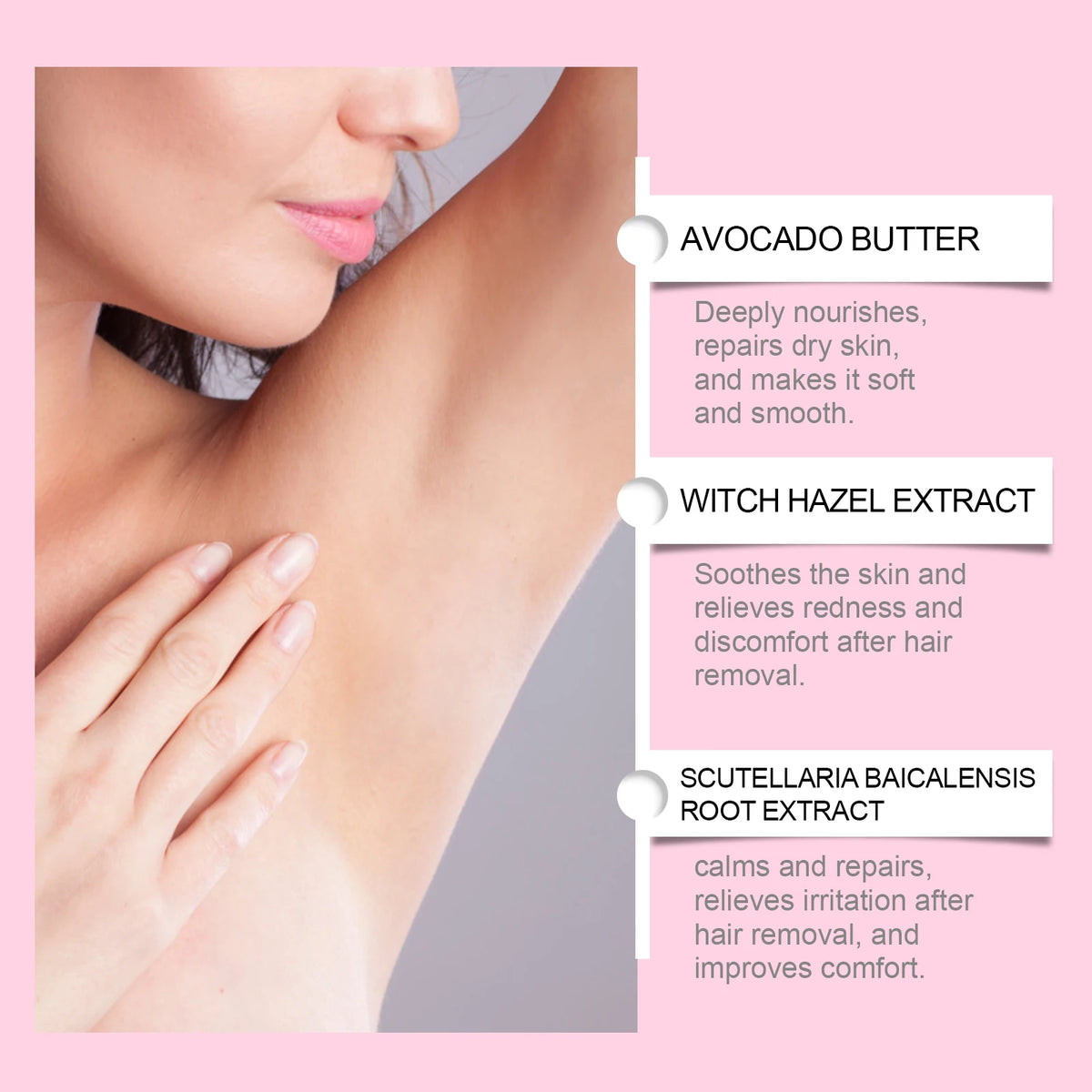 Smooth Skin Hair Removal Cream for Painless and Easy Body Grooming
