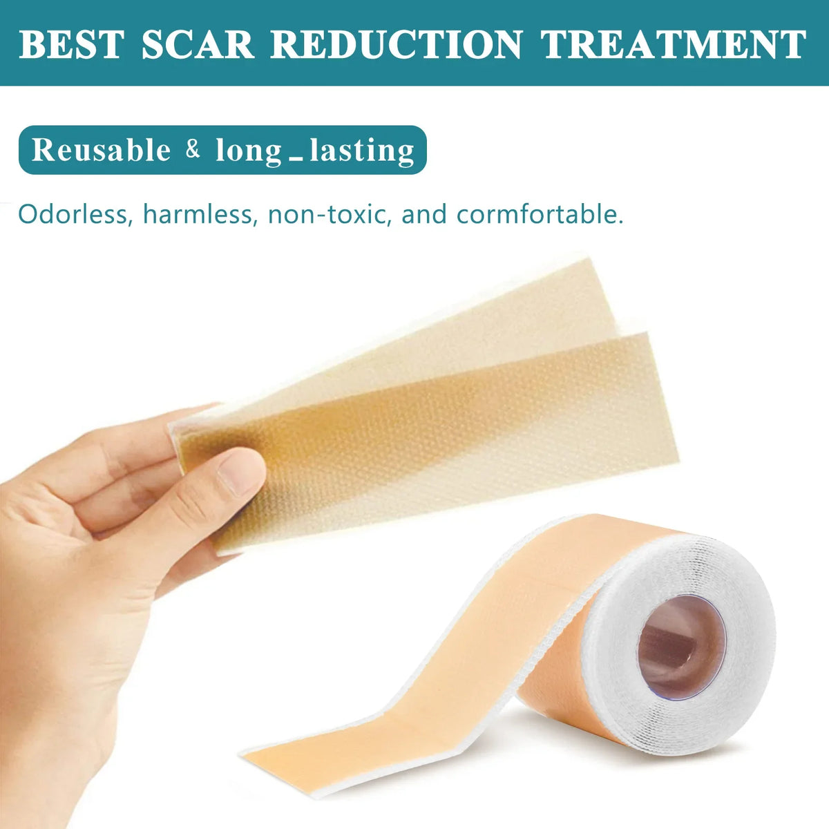 Skin Care Silicone Gel Scar Patch for Invisible Scar Cover and Repair