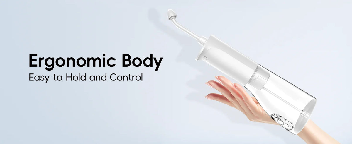 Home and Travel Water and Nasal Irrigator Combo with Head Massager