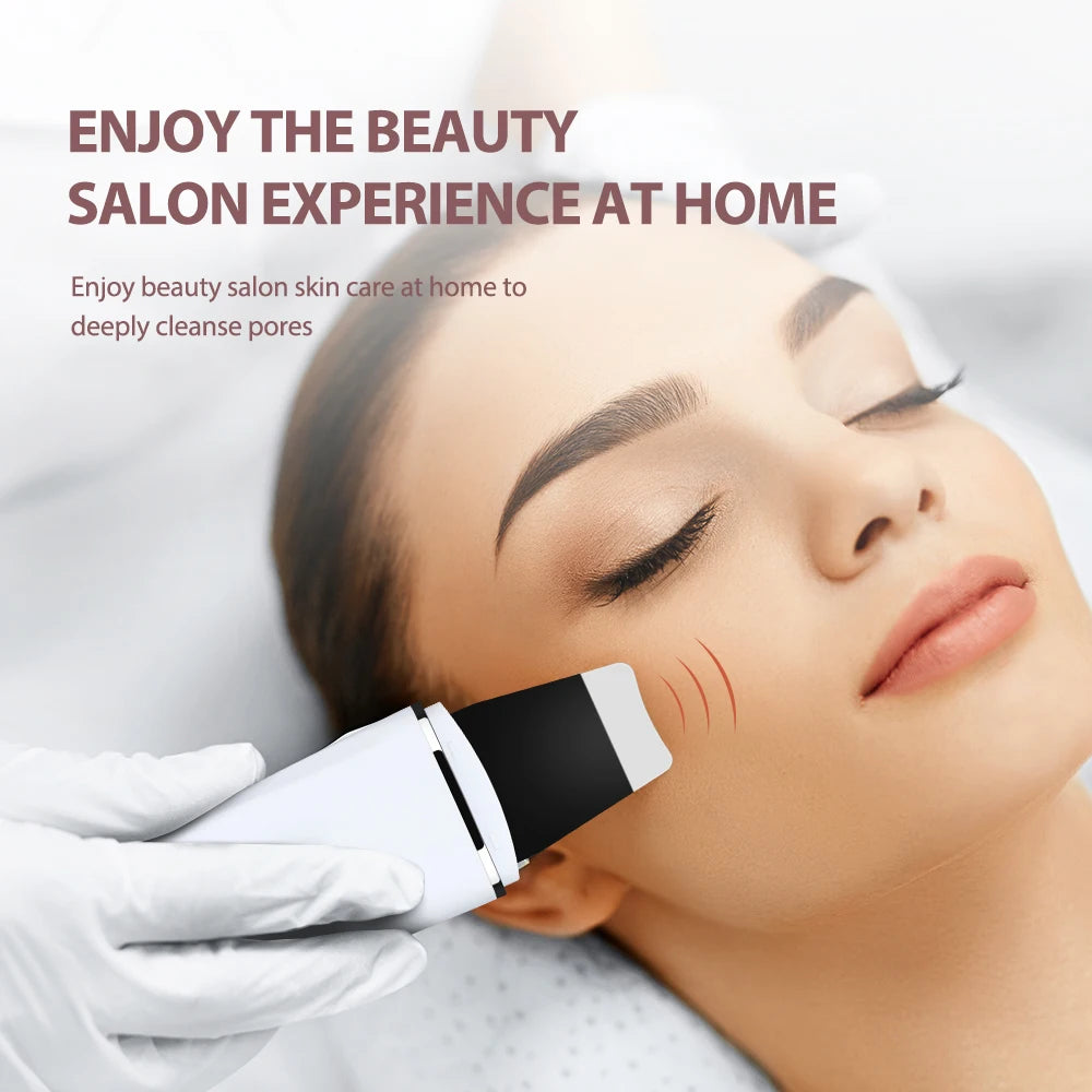 At home face care ultrasonic skin scrubber for deep pore cleaning - 11
