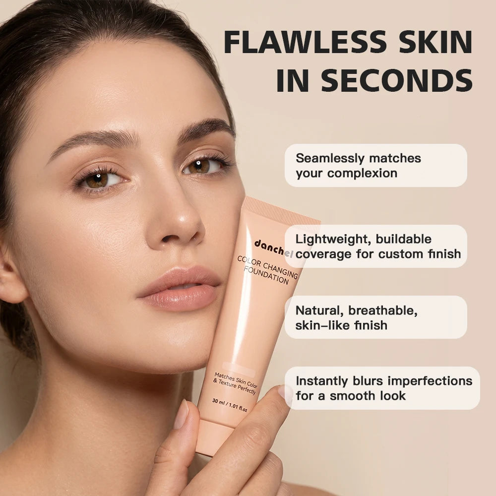 Daily Makeup Routine Color Changing Foundation For Flawless Coverage