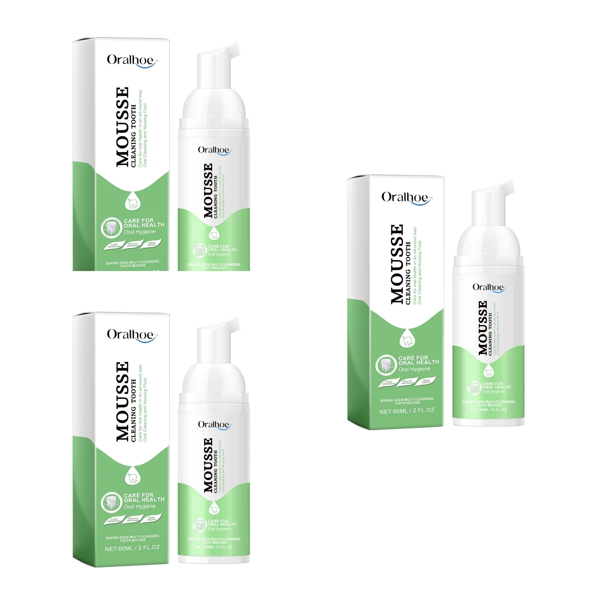 Daily Routine Whitening Foaming Toothpaste for Stain Removal and Fresh Breath - 17