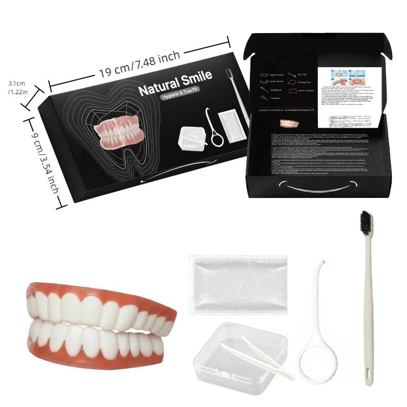 Daily Oral Care Complete Denture Set for Comfortable Fit - 8