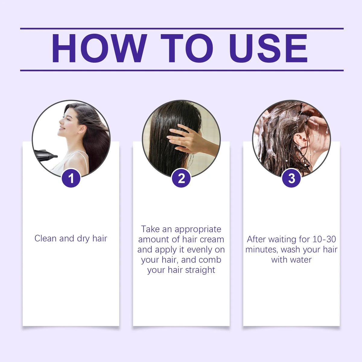 Daily Hair Care Protein Correction Hair Straightening Cream Smoothing