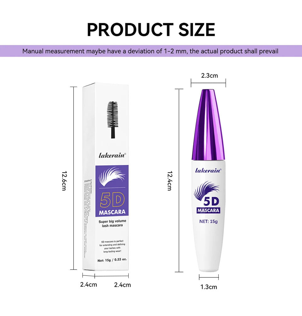 Daily Makeup 5D Mascara Waterproof Lengthening and Volume Effect - 17