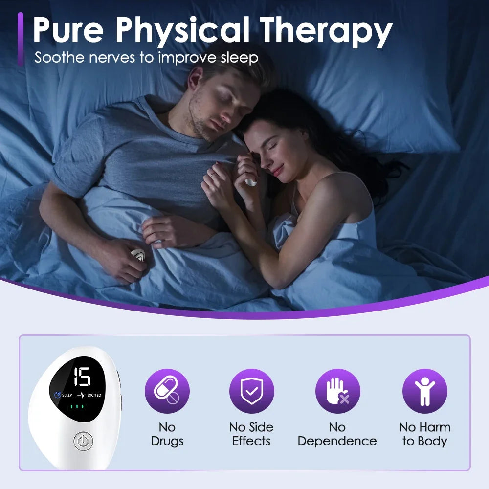 Insomnia Relief Microcurrent Sleep Aid Device for Deep Relaxation - 3