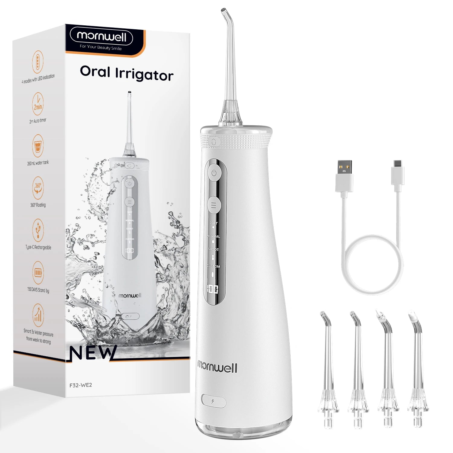 Home Teeth Whitening Oral Water Flosser for Deep Cleaning and Gum Care - 19
