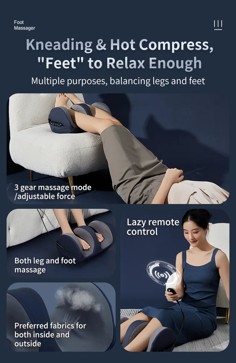 At home foot massager machine for deep relaxation and better blood flow - 9
