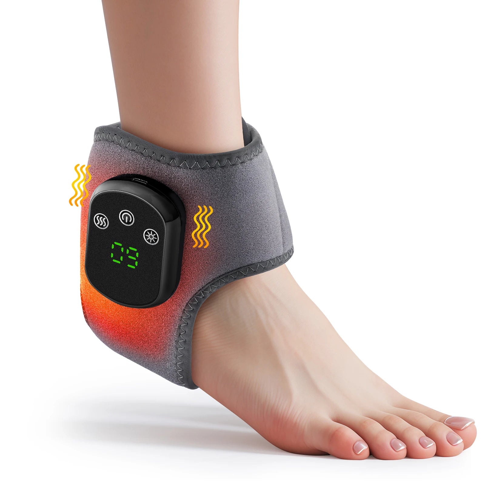 Relaxing at home heated ankle massager with soothing warmth - 15