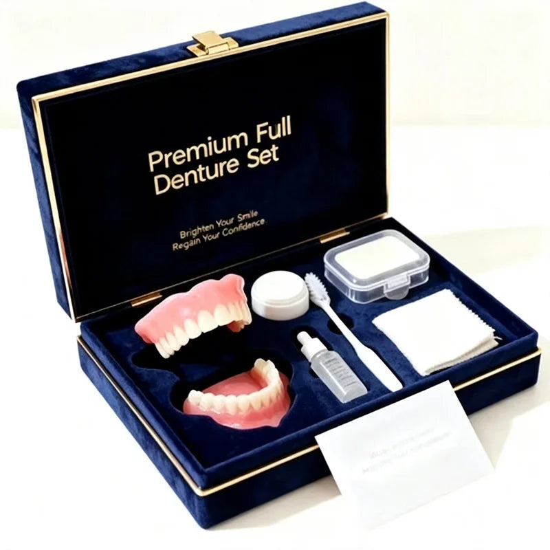 Daily Wear Cosmetic Denture Kit for Realistic Smile and Comfort Fit