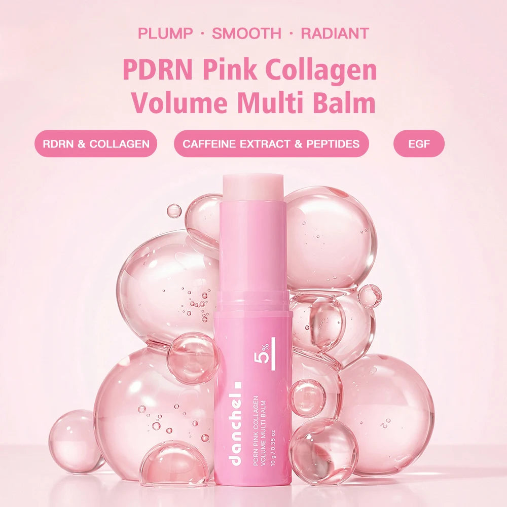 Daily Skincare Salmon Pdrn Pink Peptide Serum And Volume Multi Balm Set - 6