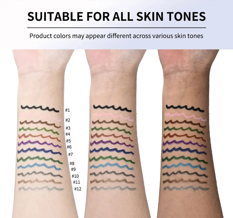 Daily Makeup Waterproof Eyeliner Pen Long-Lasting Smudge-Proof Formula - 14