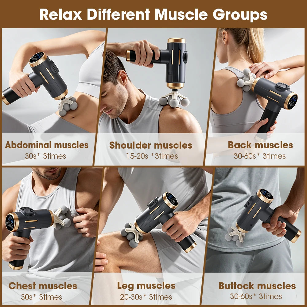 Body Relaxation Electric Massage Gun for Deep Muscle Relief and Recovery - 11