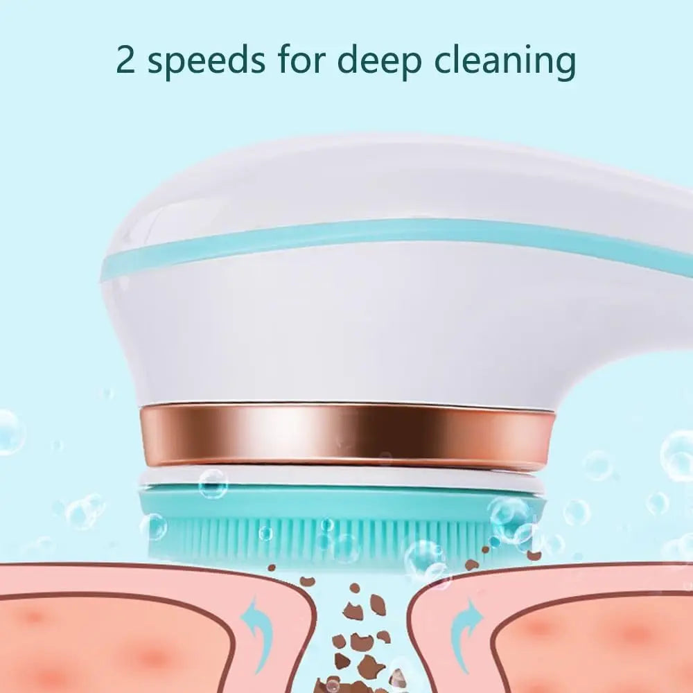 Bathroom Electric Bath Brush Rotating Body Scrubber - 3