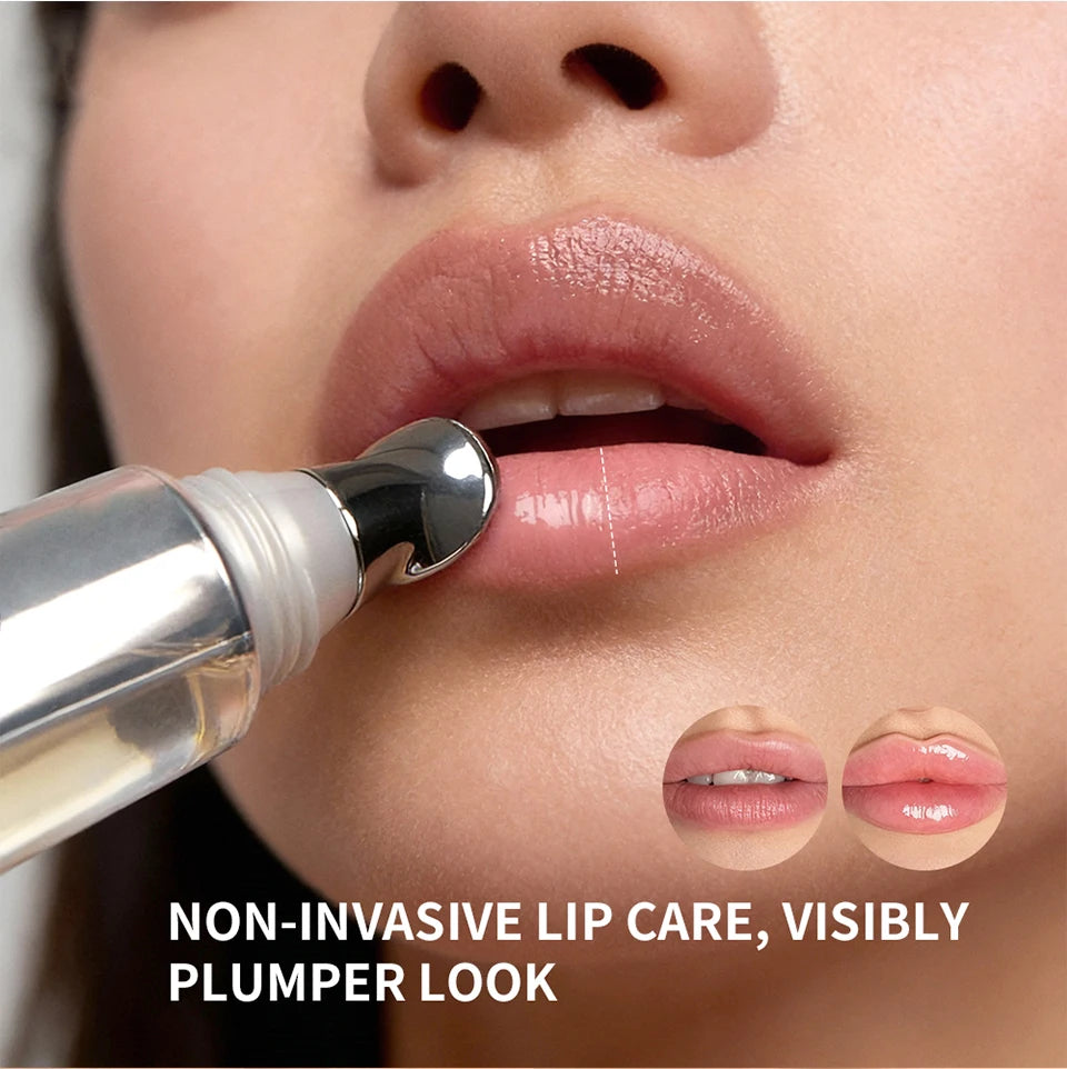 Daily routine dry lips care plump lip oil with glass shine finish - 9