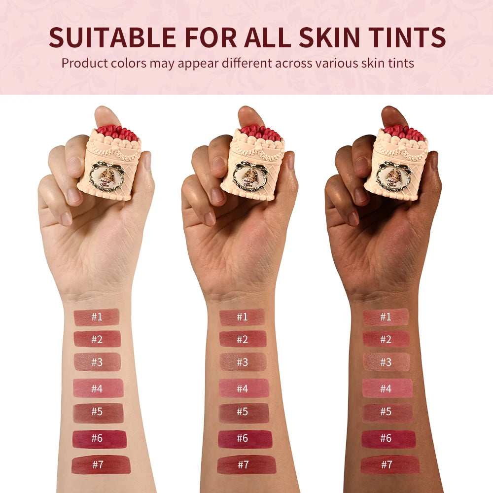 Daily Makeup Strawberry Cake Lip Mud Long Lasting Velvet Lip Cream - 5