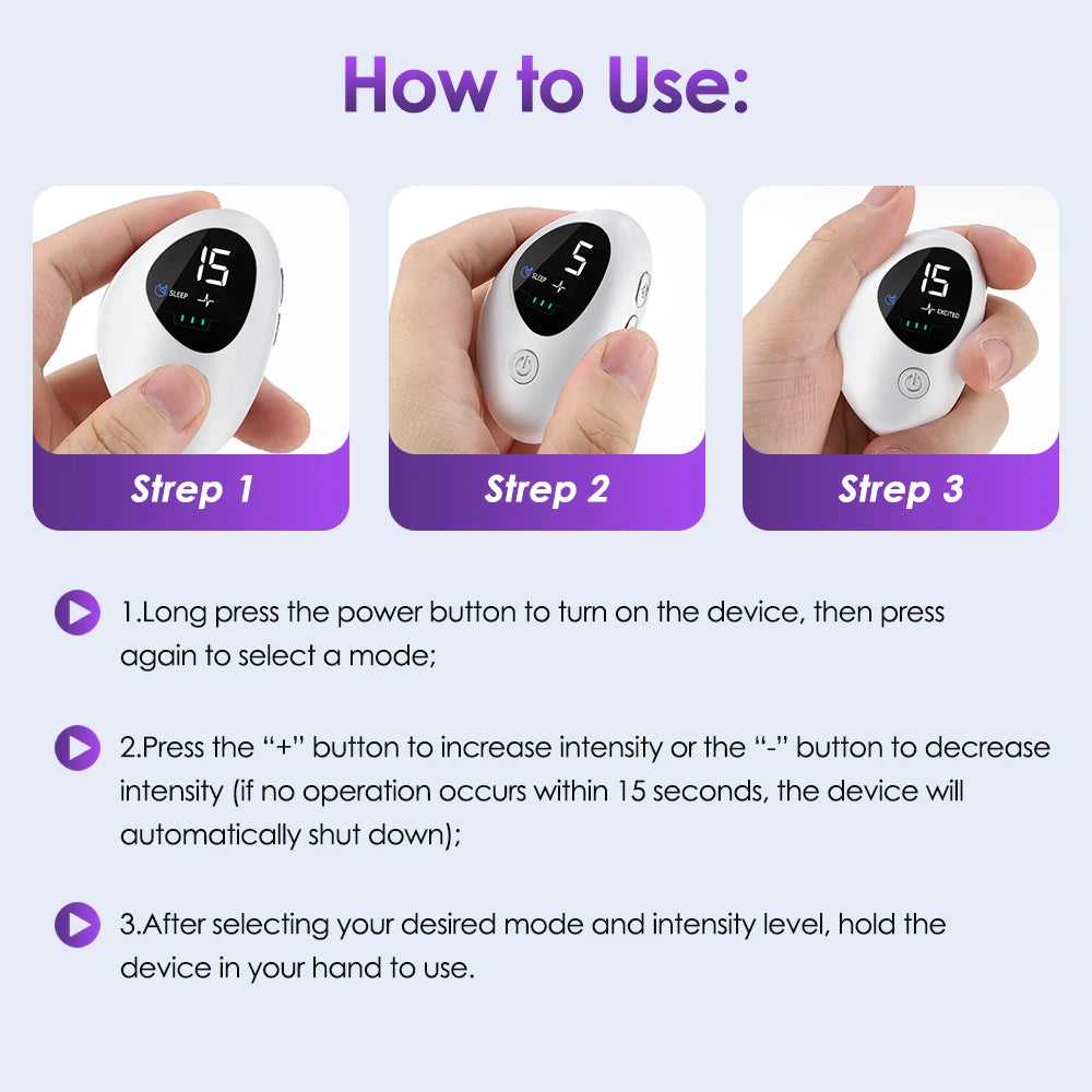 Insomnia Relief Microcurrent Sleep Aid Device for Deep Relaxation - 15